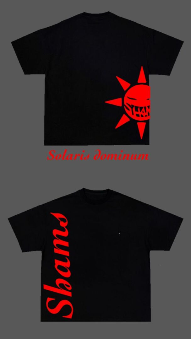 T-Shirt Shams Classique: Black – Image 4