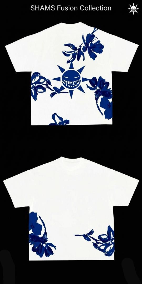 T-Shirt Shams : éclosion Whitebl