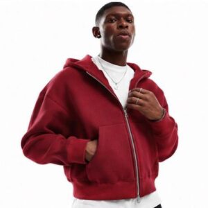 veste à capuche zippée