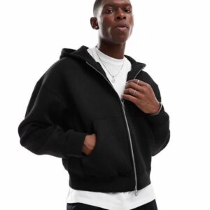 veste à capuche zippée
