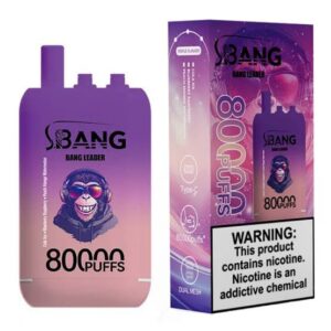 Puff Rechargeable BANG 80000 Puffs – Édition Triple Saveur "Bang Leader"